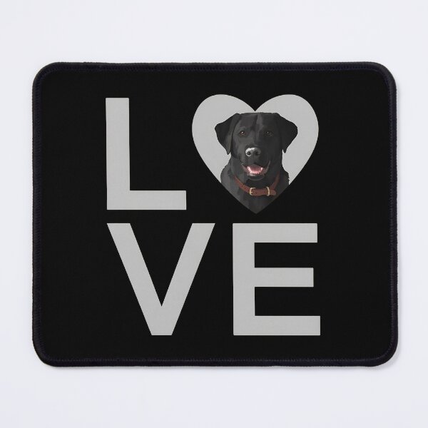 Item preview, Black Lab Love Heart Dog Graphic designed and sold by SoyLamderma.