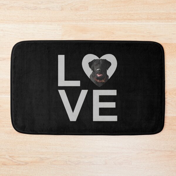 Item preview, Black Lab Love Heart Dog Graphic designed and sold by SoyLamderma.