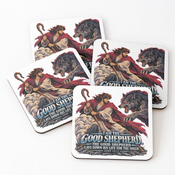 Item preview, Good Shepherd - John 10:11 - Anime Version designed and sold by JimmyRetron.