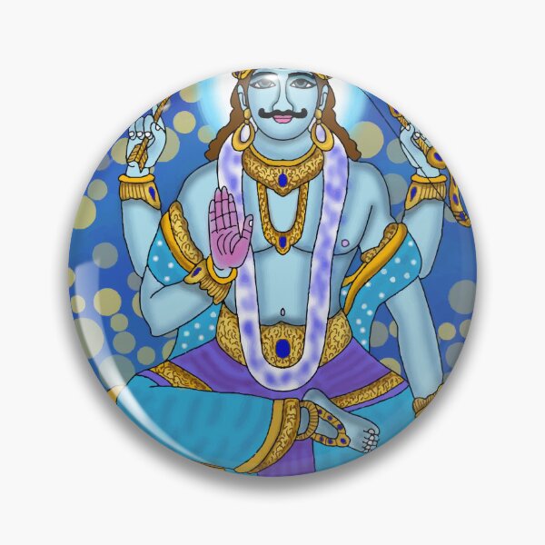 Item preview, Lord Shani Artwork | Shani Dev Hindu God Digital Art & Spiritual Illustration designed and sold by Harshit_Digital_Arts.