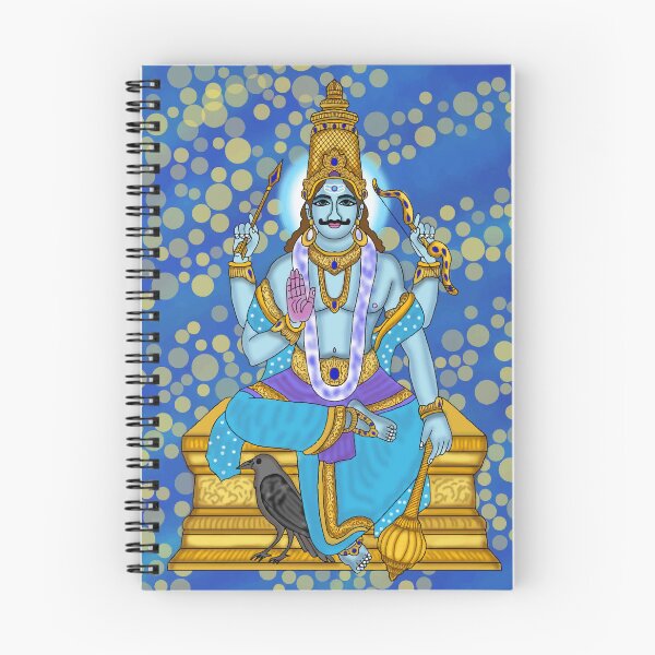 Item preview, Lord Shani Artwork | Shani Dev Hindu God Digital Art & Spiritual Illustration designed and sold by Harshit_Digital_Arts.