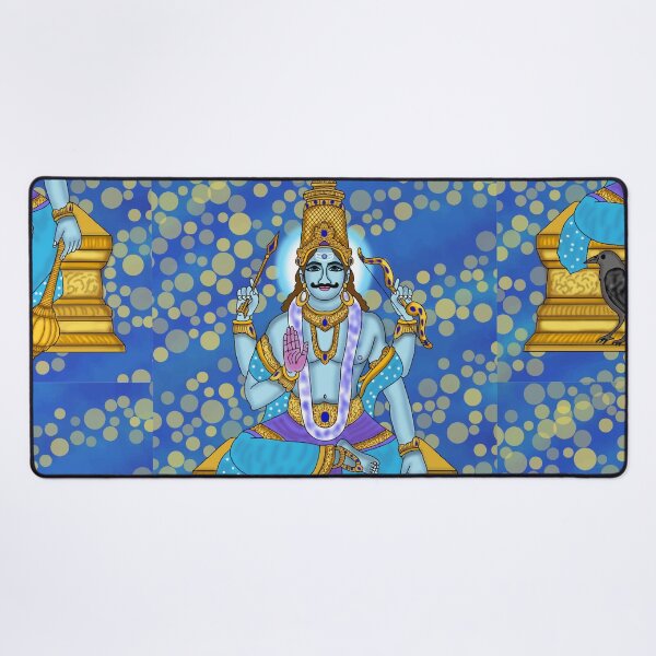 Item preview, Lord Shani Artwork | Shani Dev Hindu God Digital Art & Spiritual Illustration designed and sold by Harshit_Digital_Arts.