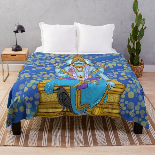 Item preview, Lord Shani Artwork | Shani Dev Hindu God Digital Art & Spiritual Illustration designed and sold by Harshit_Digital_Arts.