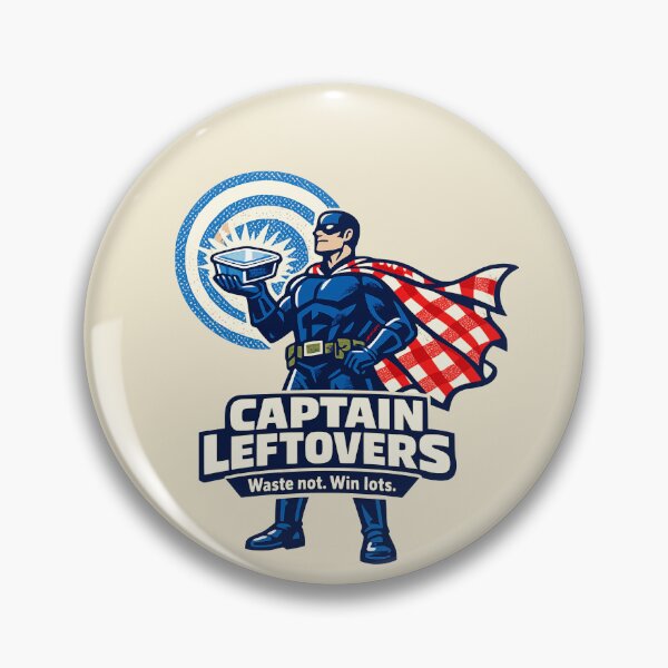 Item preview, Captain Leftovers – Waste Not Win Lots designed and sold by KungPowUnicorn.