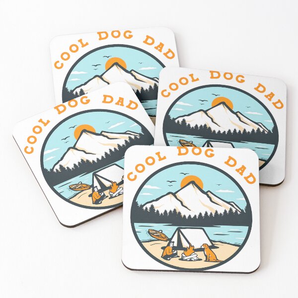 Item preview, Cool Dog Dad Camping Adventure Scene designed and sold by SoyLamderma.