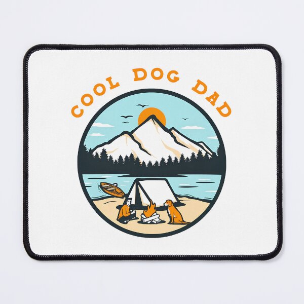Item preview, Cool Dog Dad Camping Adventure Scene designed and sold by SoyLamderma.