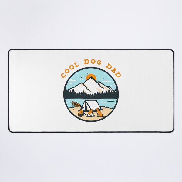 Item preview, Cool Dog Dad Camping Adventure Scene designed and sold by SoyLamderma.