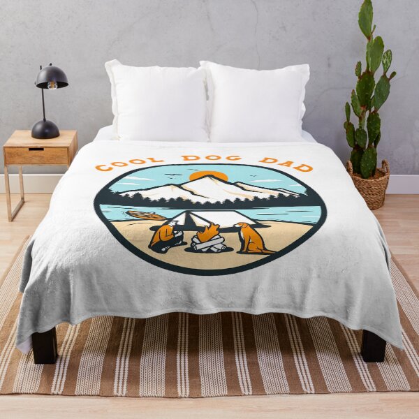 Item preview, Cool Dog Dad Camping Adventure Scene designed and sold by SoyLamderma.