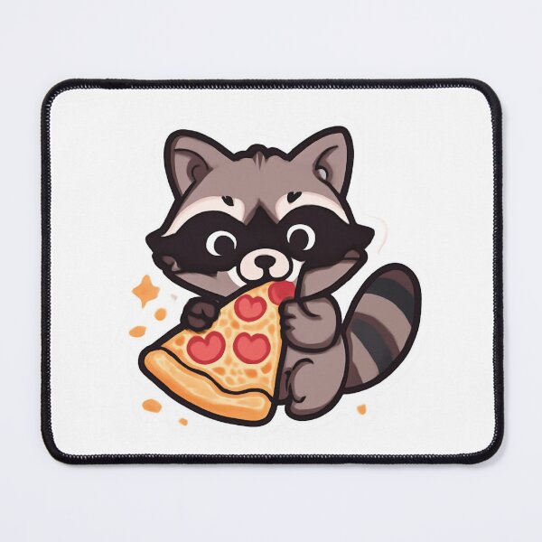 Item preview, Pizza Bandit Raccoon – Guilty but Cute! designed and sold by FreshSticker co..