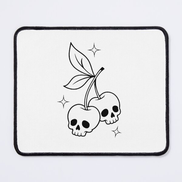 Item preview, Cherry Skulls Tattoo Y2k designed and sold by curethecat.