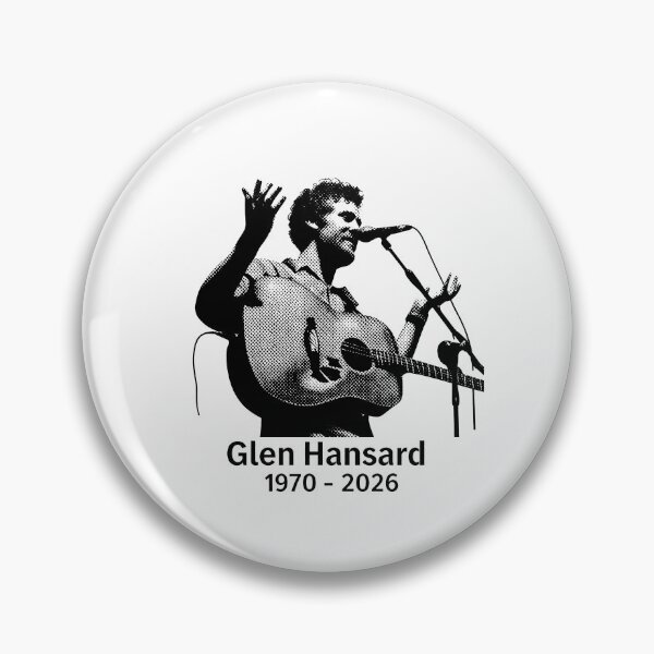 Item preview, RIP Glen Hansard Singer with Acoustic Guitar memorial designed and sold by oliviamaer.