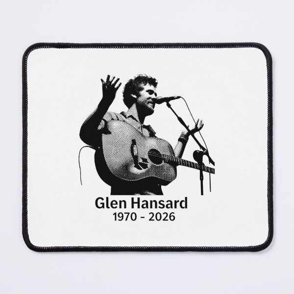 Item preview, RIP Glen Hansard Singer with Acoustic Guitar memorial designed and sold by oliviamaer.