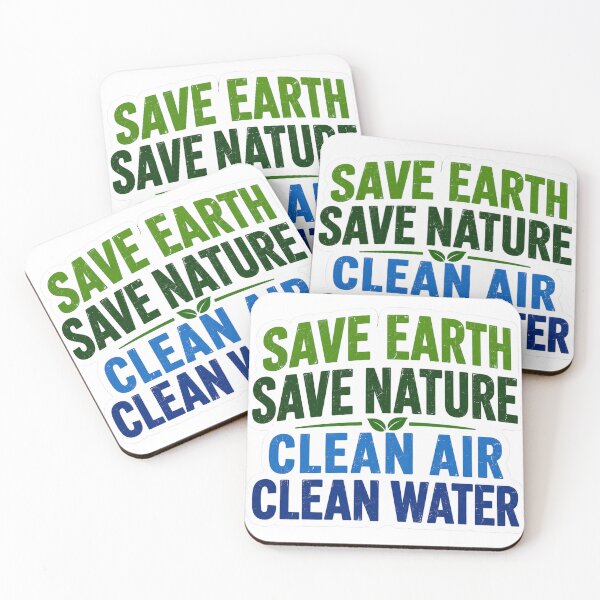 Item preview, Save Earth Save Nature Clean Air Clean Water  designed and sold by MR4me.