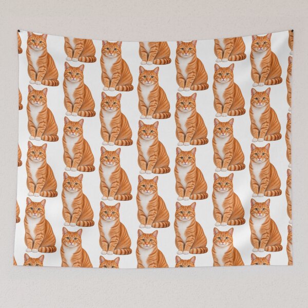 Item preview, Orange Tabby With White Bib Cat  designed and sold by BackgroundND.