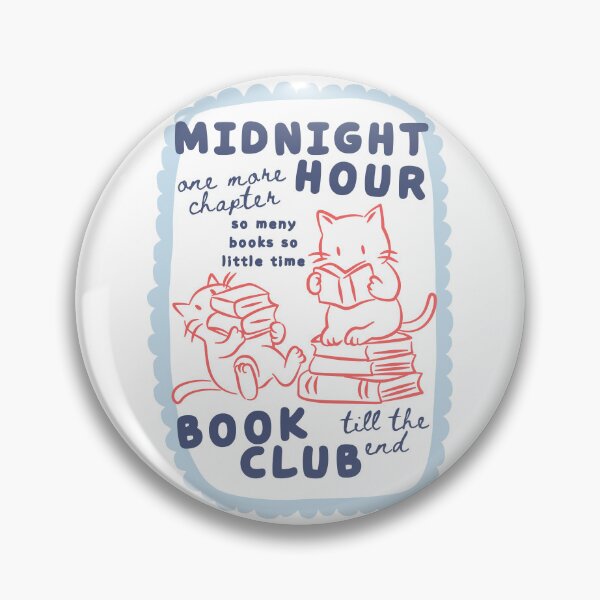 Item preview, Cute Cat Reading, Midnight Hour Book Club, Love Cats and Books, One More Chapter, Bookish designed and sold by Forevermore.