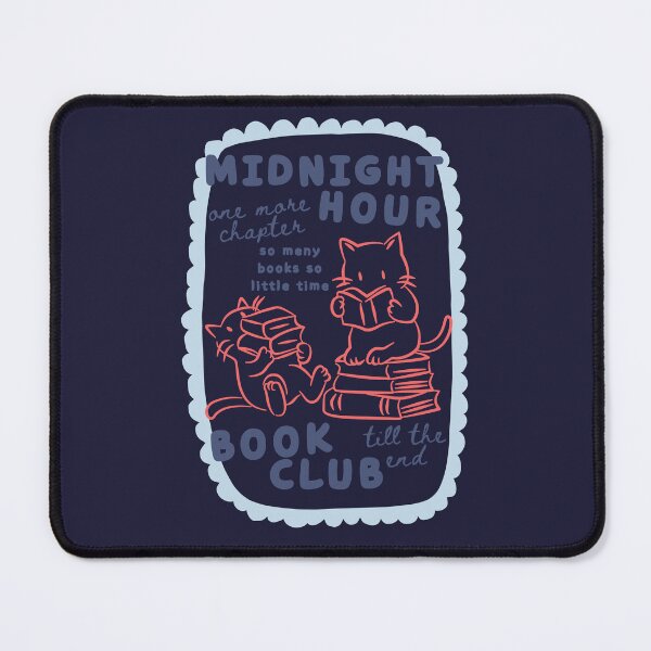 Item preview, Cute Cat Reading, Midnight Hour Book Club, Love Cats and Books, One More Chapter, Bookish designed and sold by Forevermore.