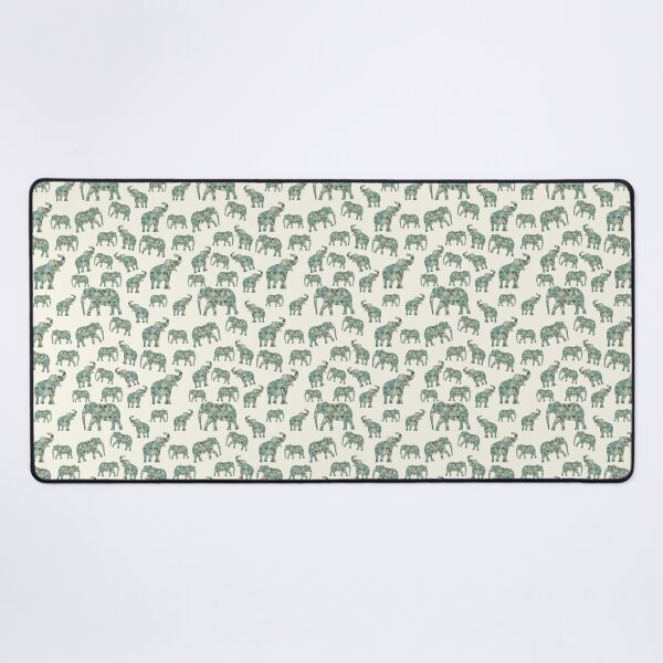 Item preview, Bohemian Mosaic Elephant Herd Pattern designed and sold by virabloom.