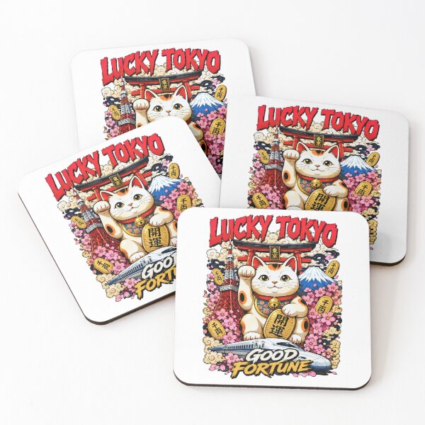 Item preview, Lucky Tokyo Maneki Neko Good Fortune Japanese Streetwear designed and sold by Tong4130.