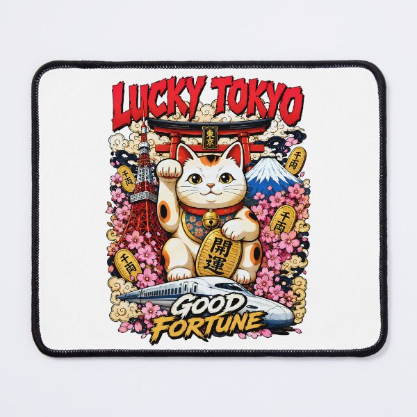 Item preview, Lucky Tokyo Maneki Neko Good Fortune Japanese Streetwear designed and sold by Tong4130.