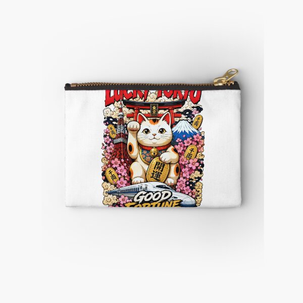 Item preview, Lucky Tokyo Maneki Neko Good Fortune Japanese Streetwear designed and sold by Tong4130.