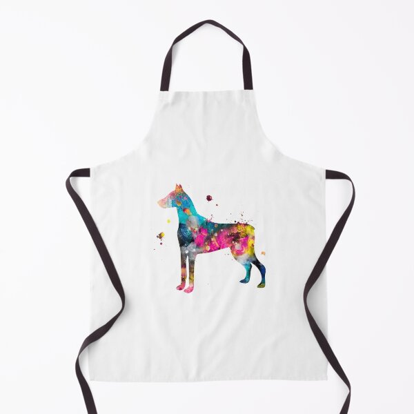 Item preview, Watercolor Doberman Silhouette designed and sold by SoyLamderma.