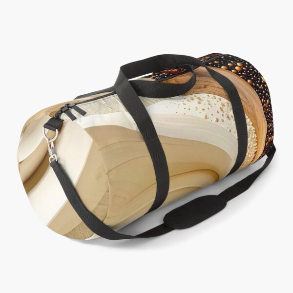 Item preview, Flowing Abstract Patterns in Brown and Gold designed and sold by Vicky Brago-Mitchell®.