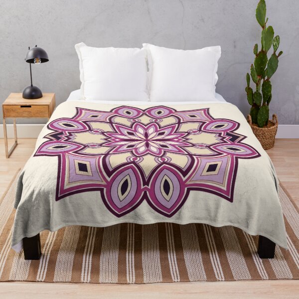 Item preview, Purple Mandala Flower designed and sold by Dancingrabbit Studio.