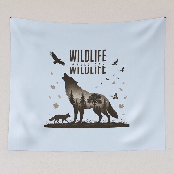 Item preview, Call of the Wild – Wolf Nature Wildlife Design designed and sold by Wildlife2021.