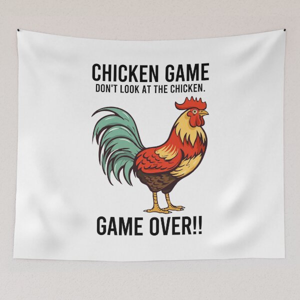 Item preview, Chicken Game Don't Look At The Chicken - Funny Chicken Lover designed and sold by chatrinemelca.