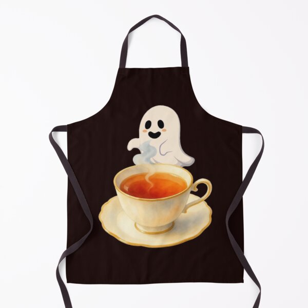 Item preview, Kawaii Ghost Teacup Steaming Tea designed and sold by Akira Design Store.