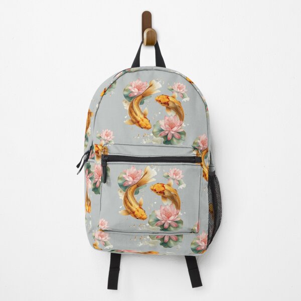 Item preview, Two Golden Koi Fish with Pink Roses designed and sold by ZrnzoDesign.
