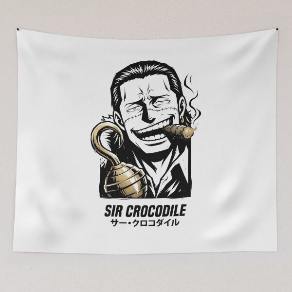Item preview, Sir Crocodile Gold Hook Anime Artwork designed and sold by FreakToons.