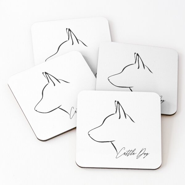Item preview, Cattle Dog Line Art Silhouette Minimalist Canine Pet designed and sold by SoyLamderma.