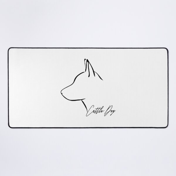 Item preview, Cattle Dog Line Art Silhouette Minimalist Canine Pet designed and sold by SoyLamderma.