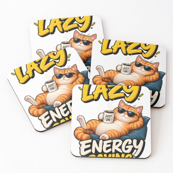 Item preview, Ginger cat wearing sunglasses with coffee cup text isolated on a transparent background designed and sold by shadoweeekhan.