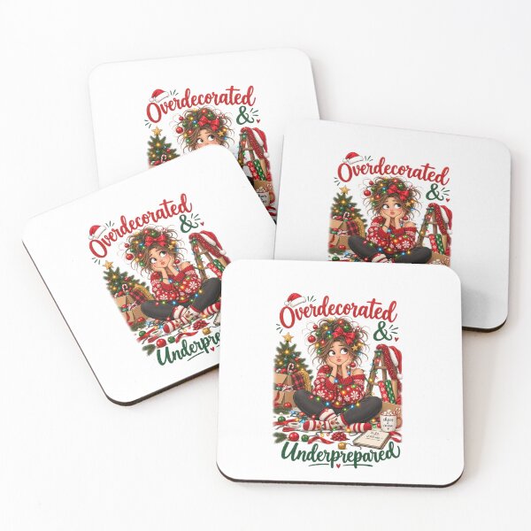 Item preview, Overdecorated & Underprepared | Funny Christmas Humor designed and sold by MotylekAnia.