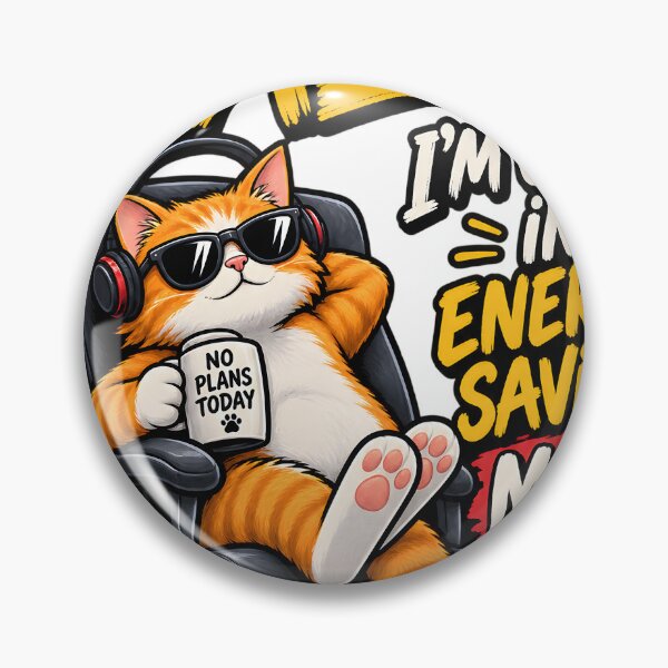 Item preview, Orange tabby cat relaxing in gaming chair with text isolated on a transparent background designed and sold by shadoweeekhan.
