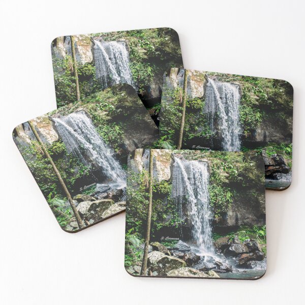 Item preview, Tamborine Mountain Rainforest Waterfall - Queensland designed and sold by AuraInkSC.