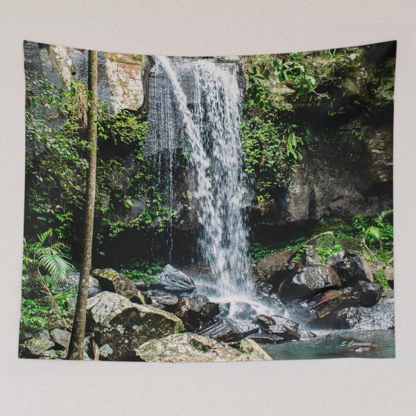 Item preview, Tamborine Mountain Rainforest Waterfall - Queensland designed and sold by AuraInkSC.