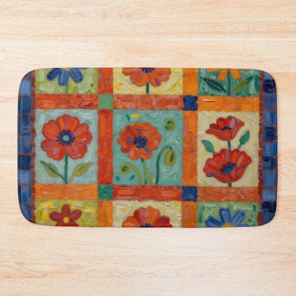 Item preview, Blue Flowers designed and sold by The Quilting Bee.