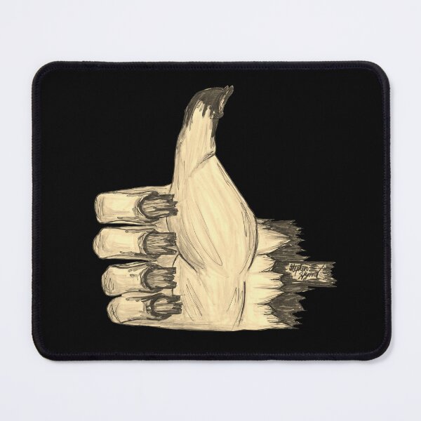 Item preview, Sepia Thumbs Up Scar-E-Moji - Antique Cursed Parchment designed and sold by Grimmlar.