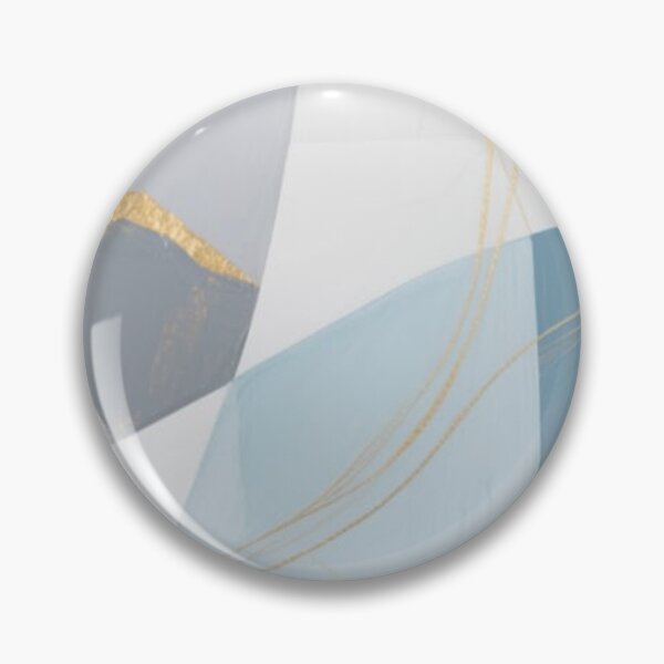 Item preview, Blue Grey Gold Foil Abstract Art designed and sold by Harmonic_Layers.