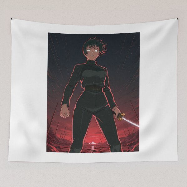 Item preview, Art - Stylized Manga Figure, Dark and Threatening Atmosphere designed and sold by AnimeShin.