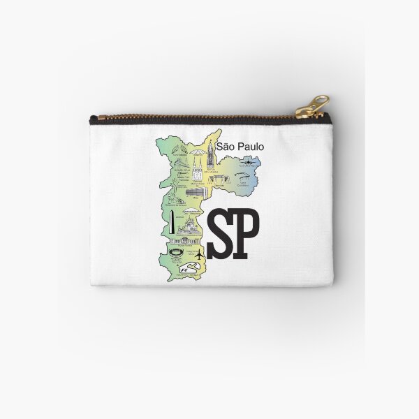 Item preview, Sao Paulo City Map - Illustrated Landmarks, Stadiums and F1 Interlagos Travel Map designed and sold by City Tour Collection.