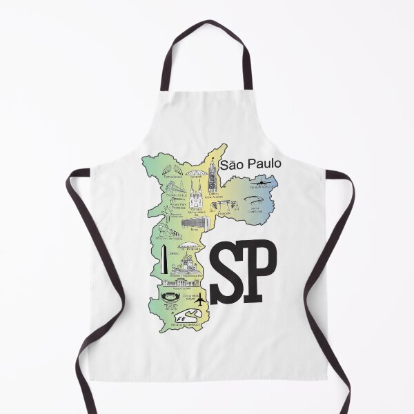 Item preview, Sao Paulo City Map - Illustrated Landmarks, Stadiums and F1 Interlagos Travel Map designed and sold by City Tour Collection.