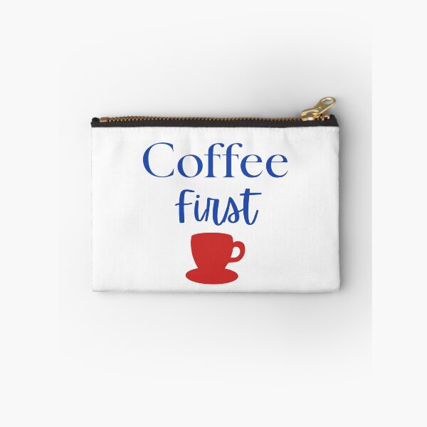 Item preview, Coffee First Blue Text Red Coffee Cup Graphic designed and sold by RahniNM.