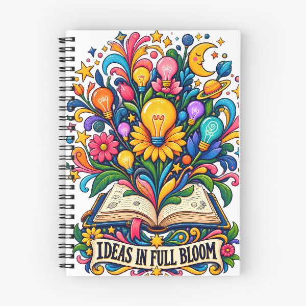Item preview, Ideas in Full Bloom Colorful Creative ADHD Dopamine Art designed and sold by Tharaazu.