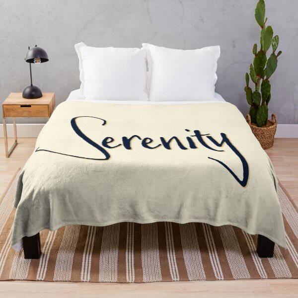 Item preview, SERENITY personalized type design designed and sold by CharlottePlaceArt.