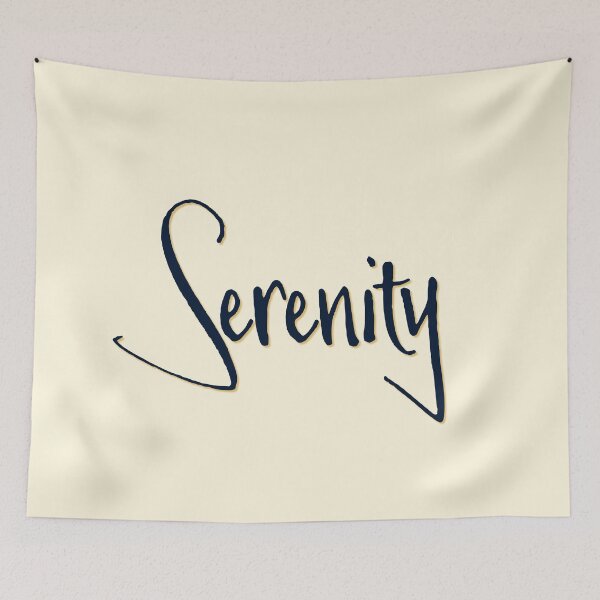 Item preview, SERENITY personalized type design designed and sold by CharlottePlaceArt.