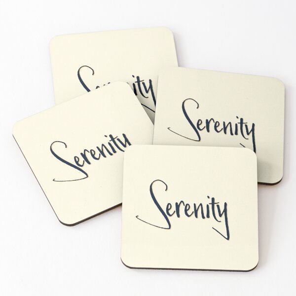 Item preview, SERENITY personalized type design designed and sold by CharlottePlaceArt.